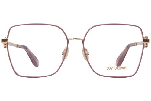 Roberto Cavalli VRC029 - 02AM - 57 Optikai keretek Rózsaszín,Bronz,Arany Szögletes
