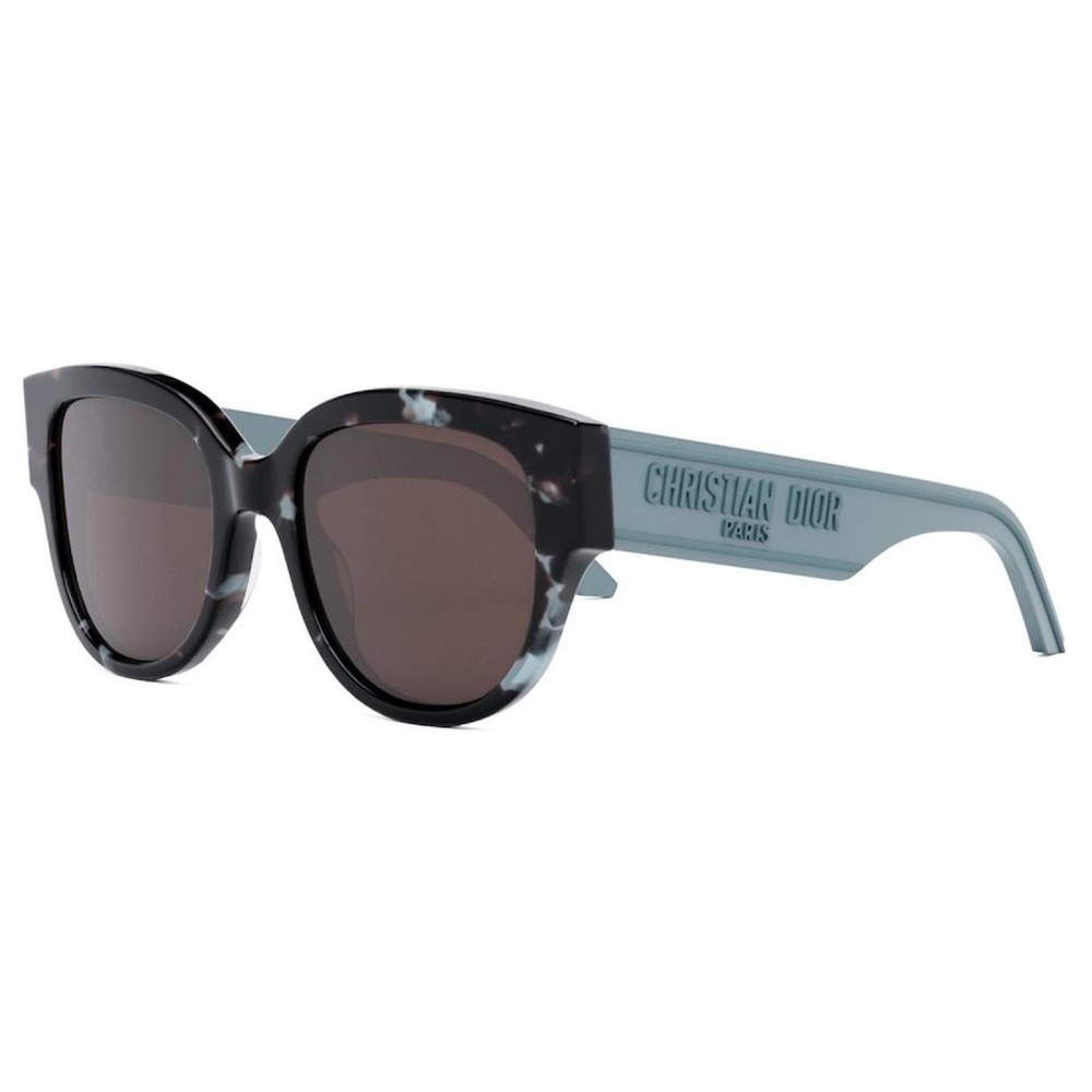Dior WILDIOR BU - 28F0 B - 54 Napszemüvegek Kék,Fekete,Mintás Cat Eye (Macskaszem)