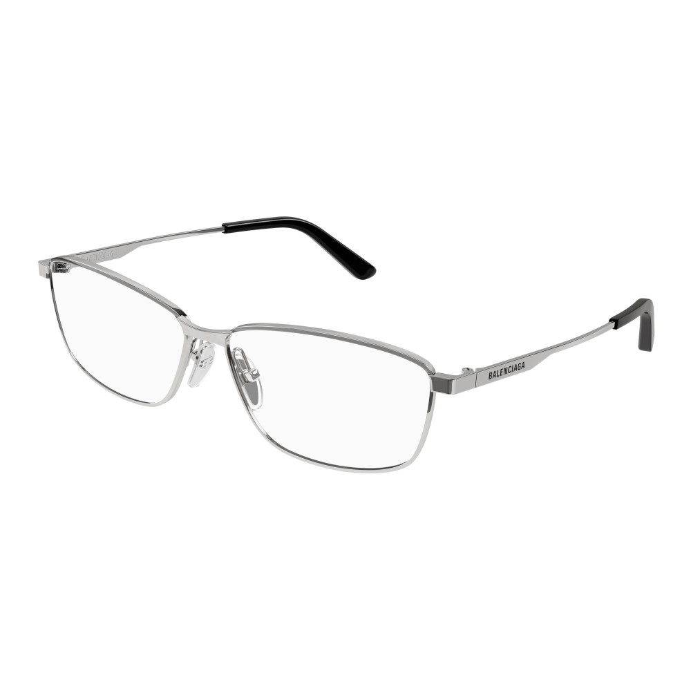 Balenciaga BB0281O - 003 - 60 Optikai keretek Ezüst Szögletes
