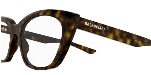 Balenciaga BB0219O - 002 - 51 Optikai keretek Havana Cat Eye (Macskaszem)