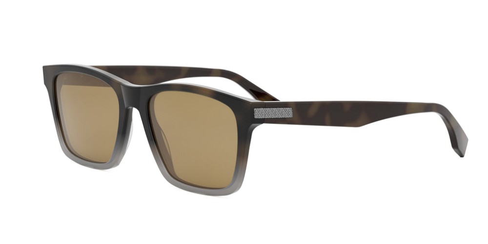 Fendi FE40093F - 56E - 55 Napszemüvegek Dark Havanna Szögletes