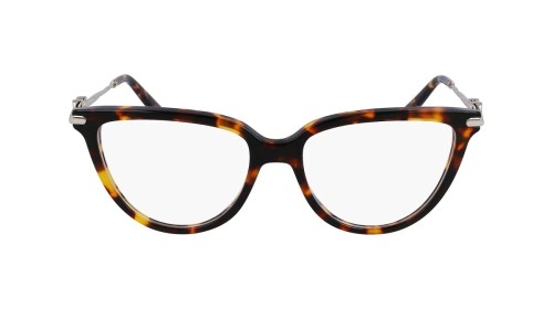 Salvatore Ferragamo SF2946 - 219 - 53 Optikai keretek Havanna, Ezüst Pillow (Lekerekített)