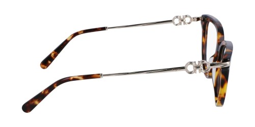 Salvatore Ferragamo SF2946 - 219 - 53 Optikai keretek Havanna, Ezüst Pillow (Lekerekített)