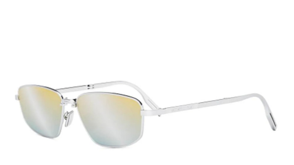 Dior DIOR90 S1U - F0H7 O - 57 - Összehajtható Napszemüvegek Ezüst Szögletes