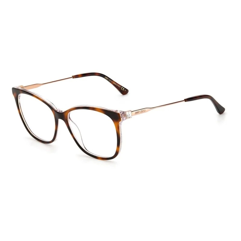 Jimmy Choo JC313 - LDG - 53 Optikai keretek Havanna, Arany Pillow (Lekerekített)