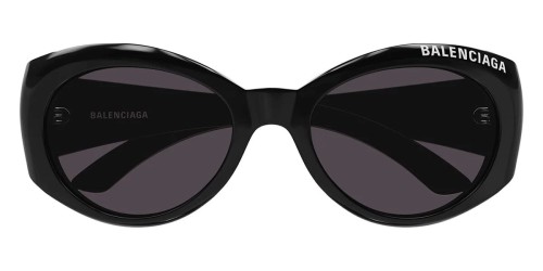 Balenciaga BB0267S - 001 - 57 Napszemüvegek Fekete Ovális