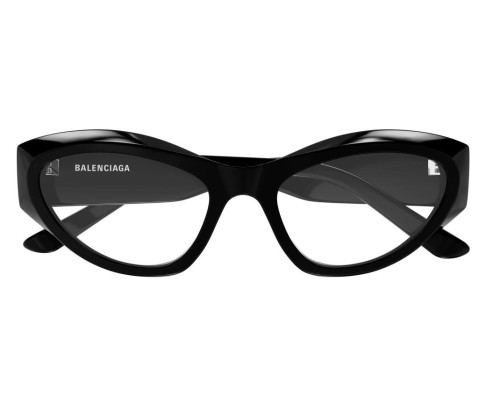 Balenciaga BB0400O - 001 - 55 Optikai keretek Fekete Cat Eye (Macskaszem)