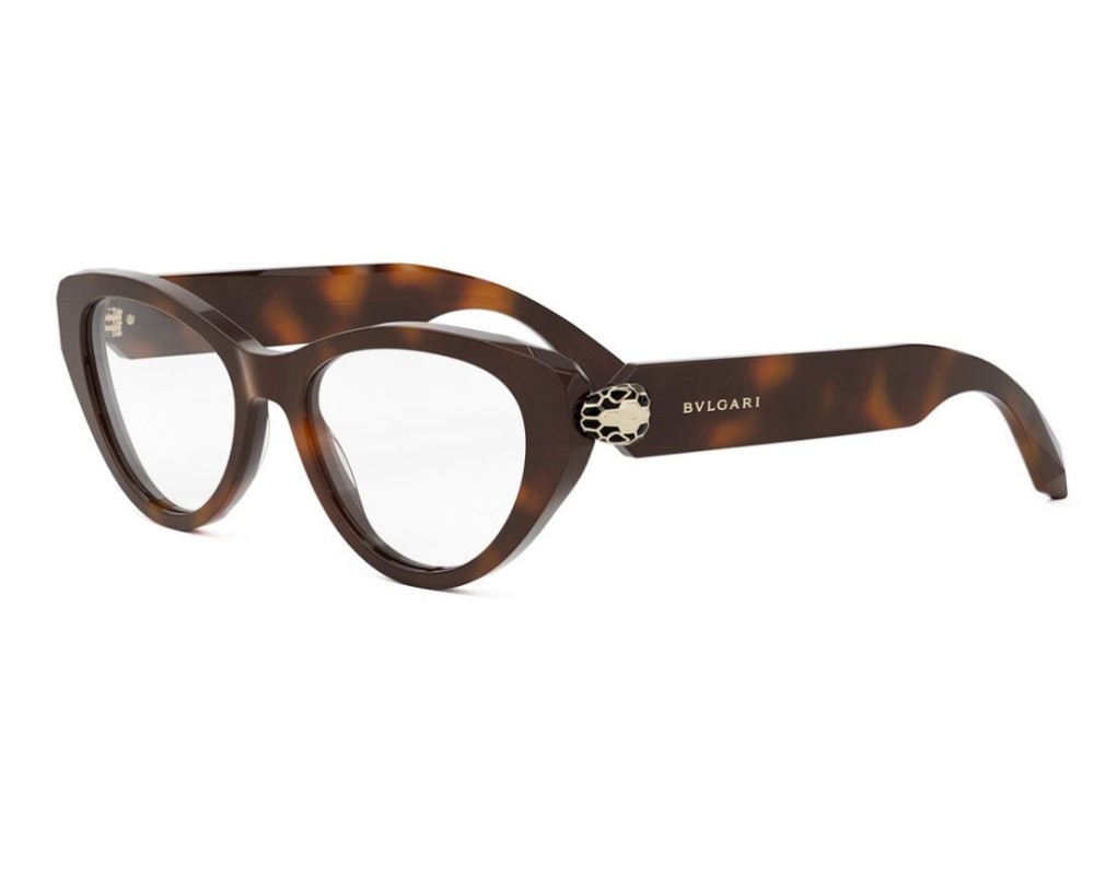 Bvlgari BV50029I SERPENTI - 053 - 52 Optikai keretek Havanna Cat Eye (Macskaszem)