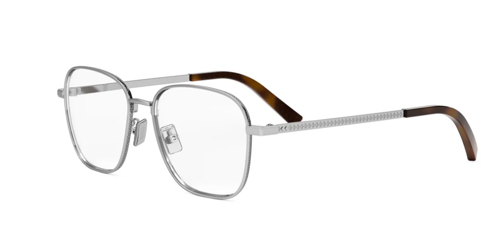 Dior CD DIAMONDO S7U lL - F000 - 53 Optikai keretek Ezüst, Havanna Szögletes