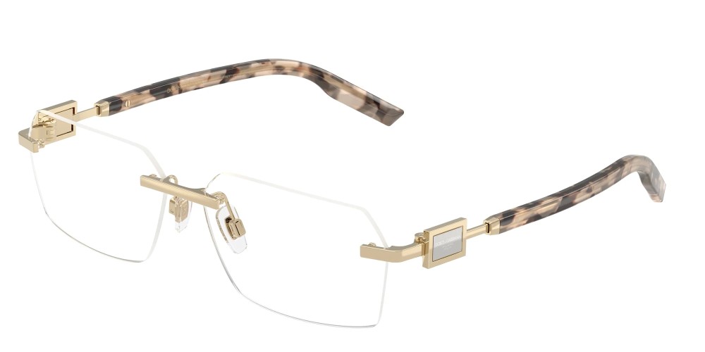 DOLCE & GABBANA DG1361 - ​488 - ​60 Optikai keretek Arany, Havanna Szögletes