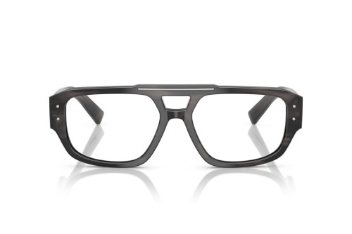 DOLCE & GABBANA DG3406 - ​3440 - ​56 Optikai keretek Fekete,Szürke,Mintás Pilóta (Aviator)