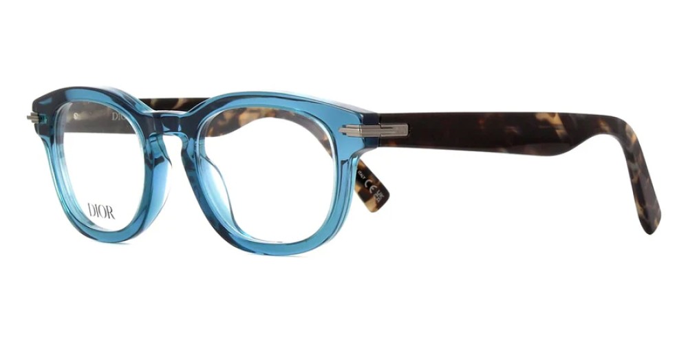 Dior DIORBLACKSUITO R4I - 3900 - 50 Optikai keretek Kék, Havanna Szögletes