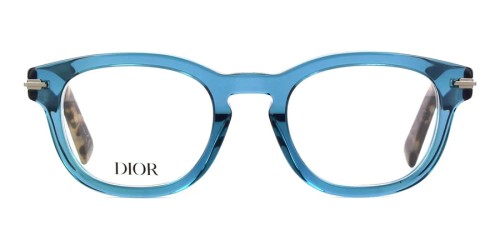 Dior DIORBLACKSUITO R4I - 3900 - 50 Optikai keretek Kék, Havanna Szögletes