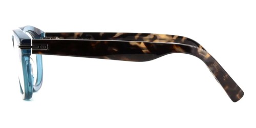 Dior DIORBLACKSUITO R4I - 3900 - 50 Optikai keretek Kék, Havanna Szögletes