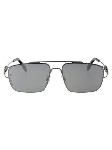 Fendi FE40090U - 14C - 56 Napszemüvegek Fekete Pilóta (Aviator)