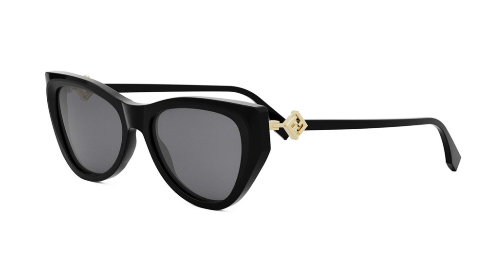 Fendi FE40149I - 01A - 54 Napszemüvegek Fekete Cat Eye (Macskaszem)