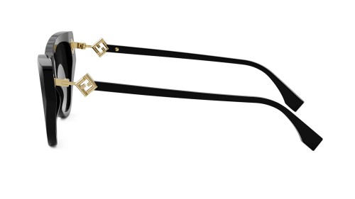 Fendi FE40149I - 01A - 54 Napszemüvegek Fekete Cat Eye (Macskaszem)