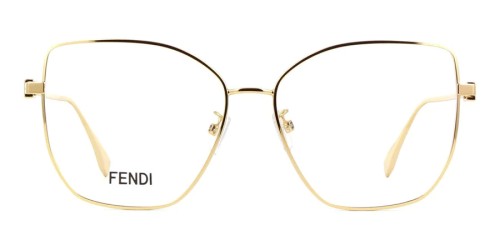 Fendi FE50084U - 030 - 56 Optikai keretek Arany Szögletes