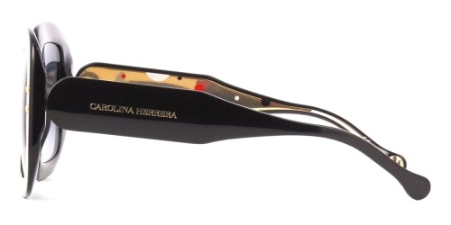 Carolina Herrera CH0010/S - 8079O - 52 Napszemüvegek Fekete Szögletes
