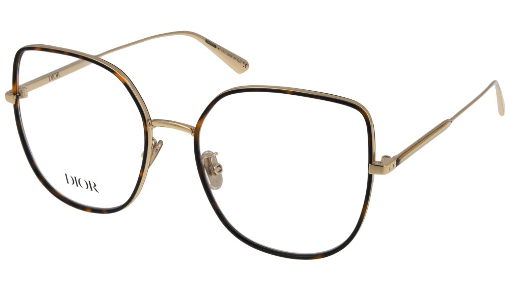 Dior GEMDIORO B1U - B500 - 56 Optikai keretek Havanna, Arany Pillangó