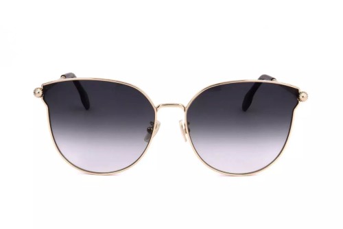 Lanvin LNV122SLB - 714 - 64 Napszemüvegek Arany, Fekete Kerek