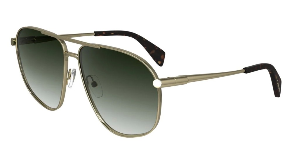 Lanvin LNV134S - 734 - 59 Napszemüvegek Arany, Dark Havanna Pilóta (Aviator)