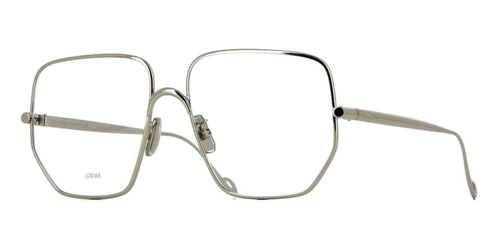 Loewe LW50079U - 016 - 58 - KÉK-IBOLYA FÉNYT SZŰRŐ LENCSÉKKEL Optikai keretek Ezüst Szögletes