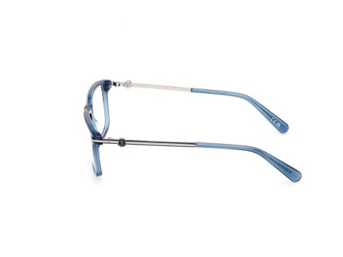 Moncler ML5205 - 090 - 54 Optikai keretek Kék,Ezüst Szögletes