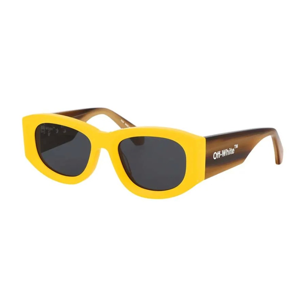 Off-White OERI078 AUSTIN - 1807 - 54 Napszemüvegek Sárga, Havanna Szögletes
