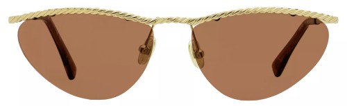 Lanvin LNV102S - 713 - 60 Napszemüvegek Arany,Barna Cat Eye (Macskaszem)