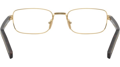 PRADA PR B54V - ​5AK1O1 - ​54 Optikai keretek Arany, Havanna Szögletes