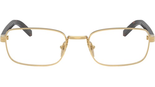 PRADA PR B54V - ​5AK1O1 - ​54 Optikai keretek Arany, Havanna Szögletes