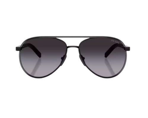 PRADA PR B57S - ​AAV90A - ​59 Napszemüvegek Fekete, arany Pilóta (Aviator)