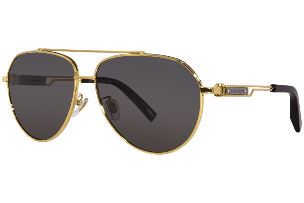 Chopard SCHG63 - 400P - 62 - POLARIZÁLT LENCSÉKKEL Napszemüvegek Arany, Fekete Pilóta (Aviator)