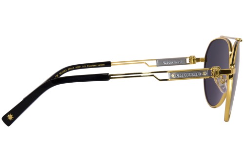 Chopard SCHG63 - 400P - 62 - POLARIZÁLT LENCSÉKKEL Napszemüvegek Arany, Fekete Pilóta (Aviator)