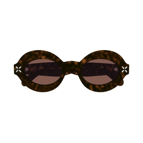 Alaia AA0059S - 003 - 49 Napszemüvegek Mintás,Barna Cat Eye (Macskaszem)