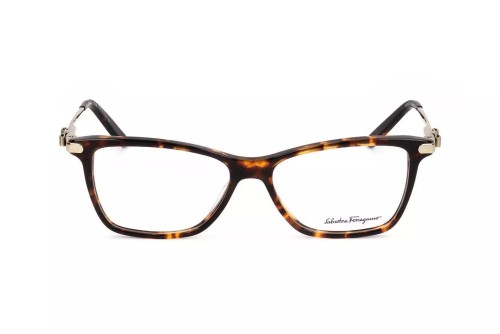 Salvatore Ferragamo SF2872 - 272 - 54 Optikai keretek Havanna, Arany Szögletes