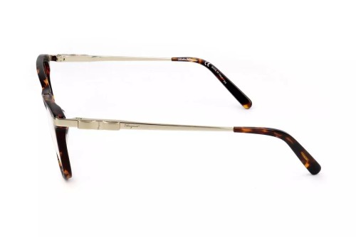 Salvatore Ferragamo SF2872 - 272 - 54 Optikai keretek Havanna, Arany Szögletes