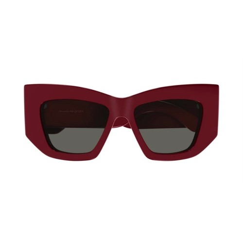 Alexander McQueen AM0448S - 003 - 53 Napszemüvegek Piros Szögletes