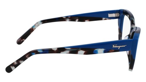 Salvatore Ferragamo SF2938 - 414 - 53 Optikai keretek Kék, Havanna Cat Eye (Macskaszem)