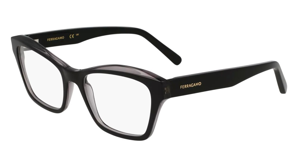 Salvatore Ferragamo SF2951N - 022 - 53 Optikai keretek Fekete Cat Eye (Macskaszem)