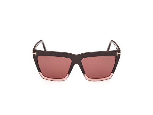 Tom Ford FT1110 EDEN - 50Z - 56 Napszemüvegek Barna, Rózsaszín Szögletes