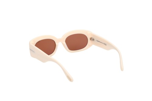 Tom Ford FT1187-F CIELLE - 25E - 54 Napszemüvegek Bézs Ovális