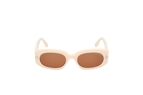 Tom Ford FT1187-F CIELLE - 25E - 54 Napszemüvegek Bézs Ovális