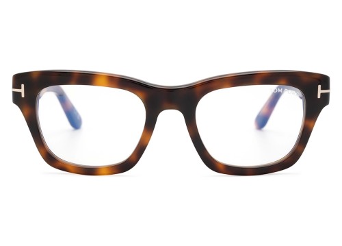 Tom Ford TF6036-B - 053 - 52 - KÉK-IBOLYA FÉNYT SZŰRŐ LENCSÉKKEL Optikai keretek Havanna Szögletes