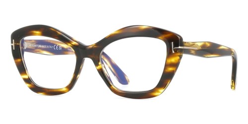 Tom Ford - Optikai keretek - TF6044-B - 055 - 54 - KÉK-IBOLYA FÉNYT SZŰRŐ LENCSÉKKEL