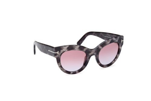 Tom Ford FT1063 LUCILLA - 56Z - 51 Napszemüvegek Havanna Cat Eye (Macskaszem)