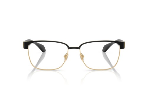 VERSACE VE1306 - ​1436 - ​57 Optikai keretek Arany,Fekete Szögletes
