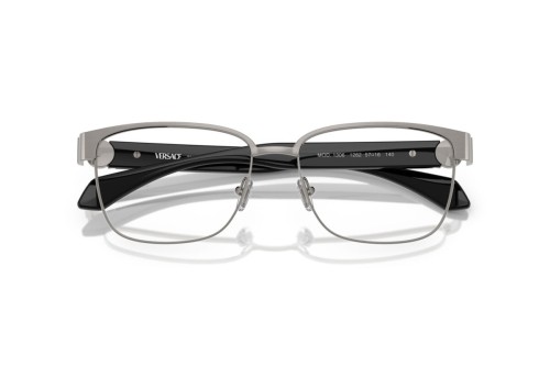 VERSACE VE1306 - ​1262 - ​57 Optikai keretek Ezüst,Fekete Szögletes