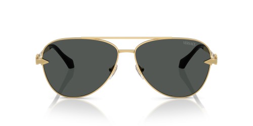 VERSACE VE2283 - ​100287 - ​61 Napszemüvegek Arany, Fekete Pilóta (Aviator)